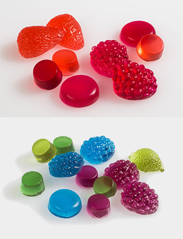 Red Blue Jelly Bases