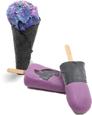 purple icecream