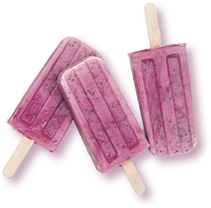 dark pink popsicles
