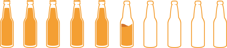 Orange Bottle Vector