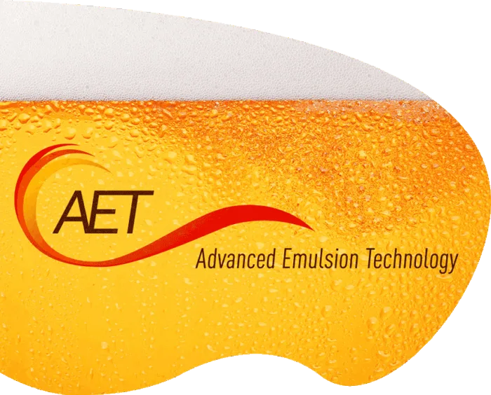 aet logo on beer