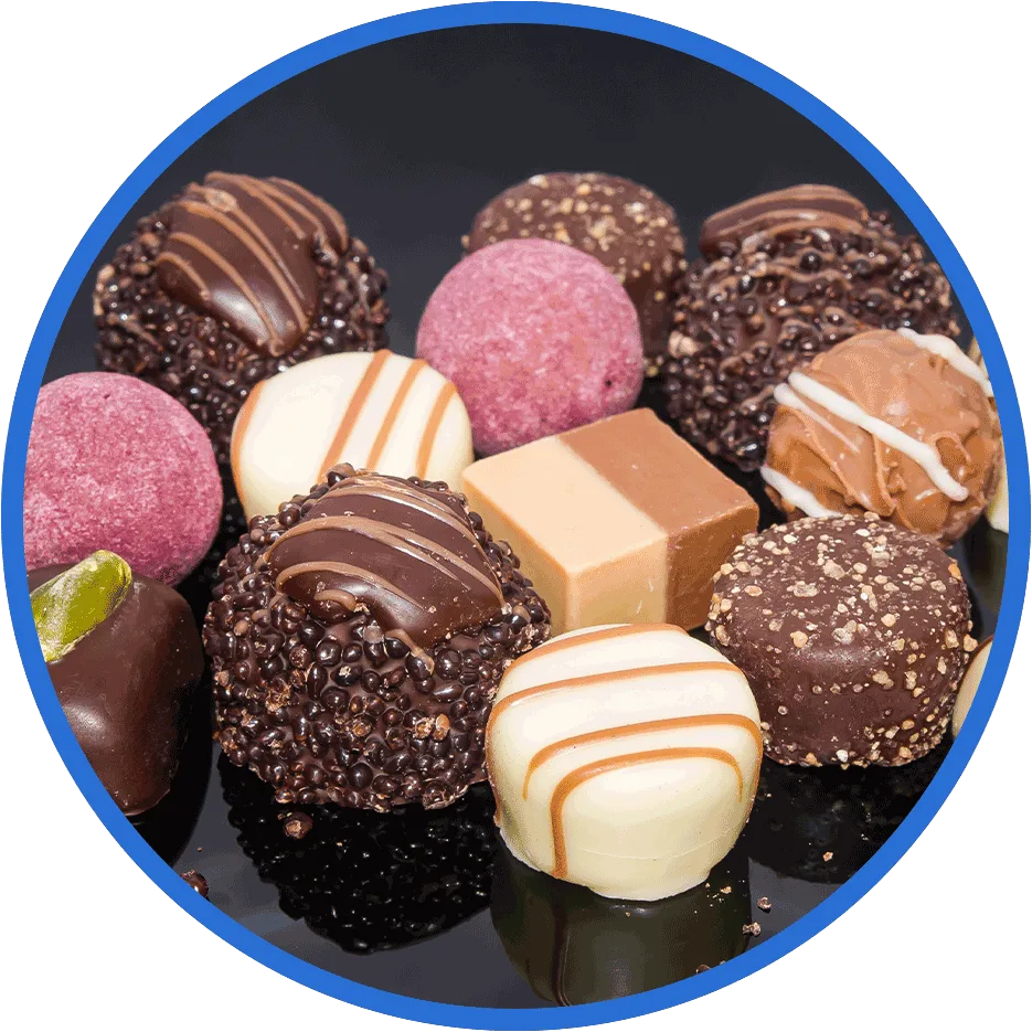 colorful chocolate candies