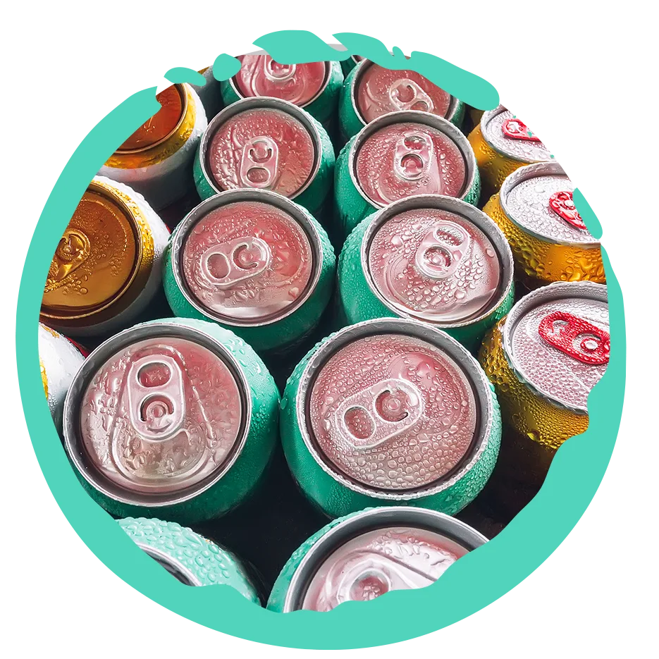 assorted cans of alcohol