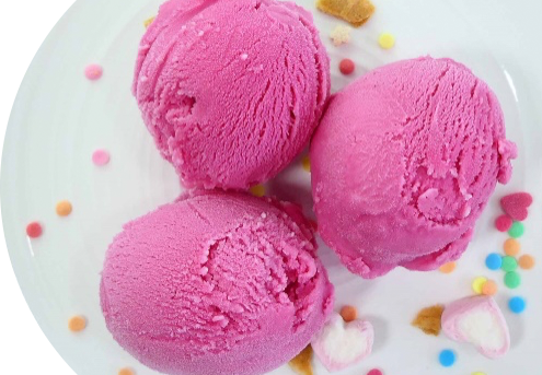 pink icecream