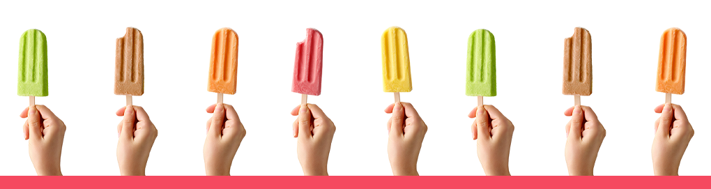 Rainbow Icepops