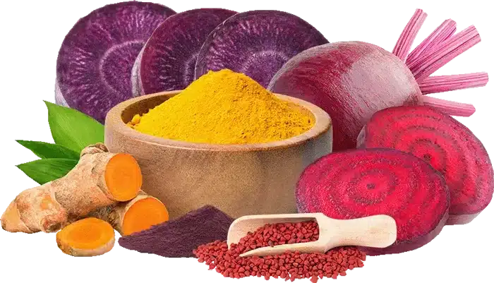 natural food coloring sources